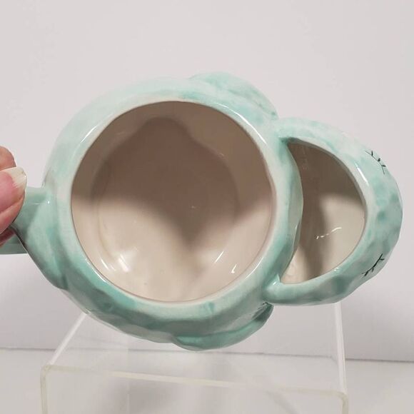 Tea-Rex Tea Mug Cup 16 oz. Blue Green Whimsical Cupboard - Picture 5 of 8
